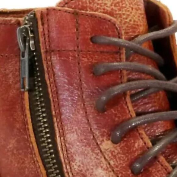 NEW BED/STU Leather Bonnie II Booties in adobe 1225 8t4 - Picture 9 of 10